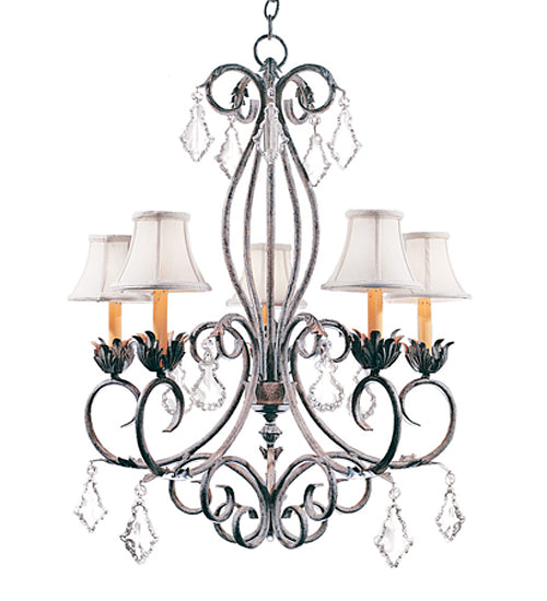 28" Wide Felicia 5 Light Chandelier