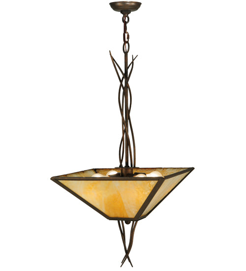 18"Sq Anala Inverted Pendant