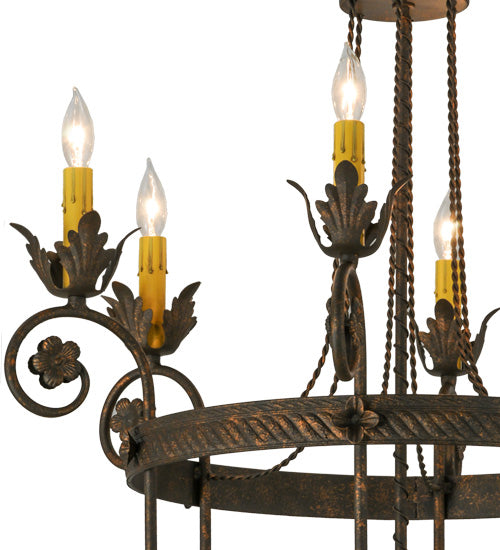 26"W Antonia 6 Lt Chandelier