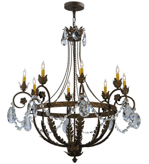 39"W Antonia 8 Lt Chandelier