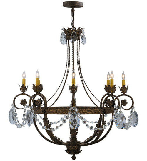 39"W Antonia 8 Lt Chandelier