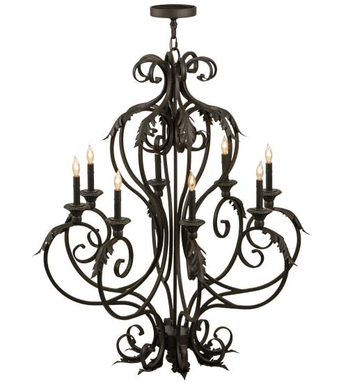 36"W Josephine 8 Lt Chandelier