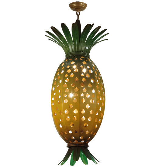 15"W Welcome Pineapple Pendant