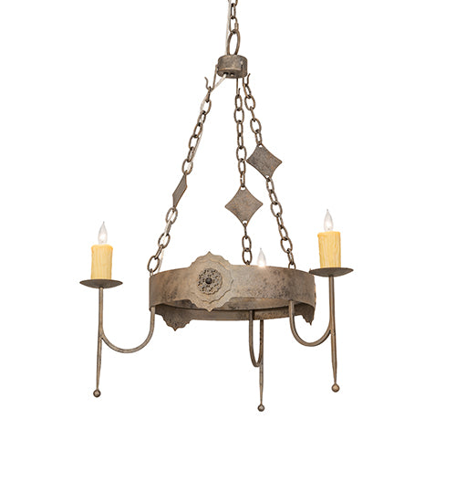 30" Wide San Marino 3 Light Pendant