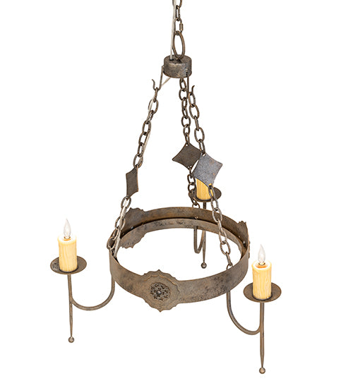 30" Wide San Marino 3 Light Pendant