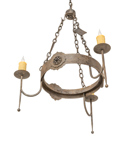 30" Wide San Marino 3 Light Pendant