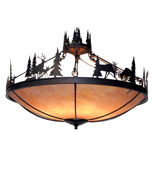 48" Wide Woodland Inverted Pendant