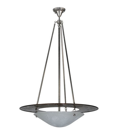 31"W Metro Fusion Super Nova Inverted Pendant