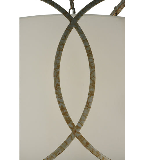 42" Wide Cilindro Hoops Pendant