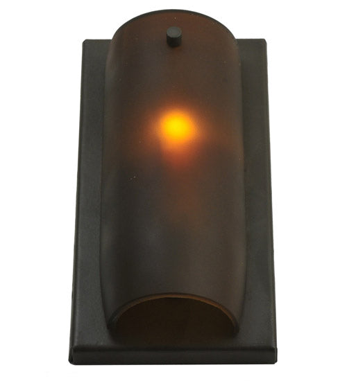 4"W Tuscan Vineyard Amber Wine Bottle Wall Sconce