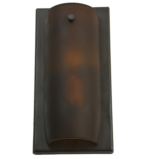 4"W Tuscan Vineyard Amber Wine Bottle Wall Sconce