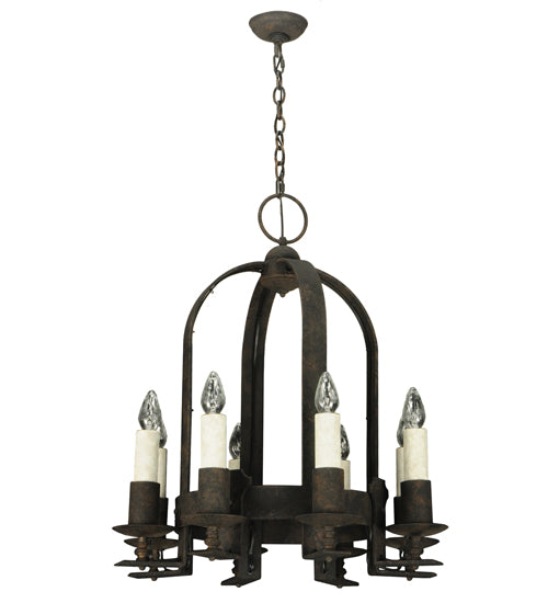 26" Wide Aragon 8 Light Chandelier