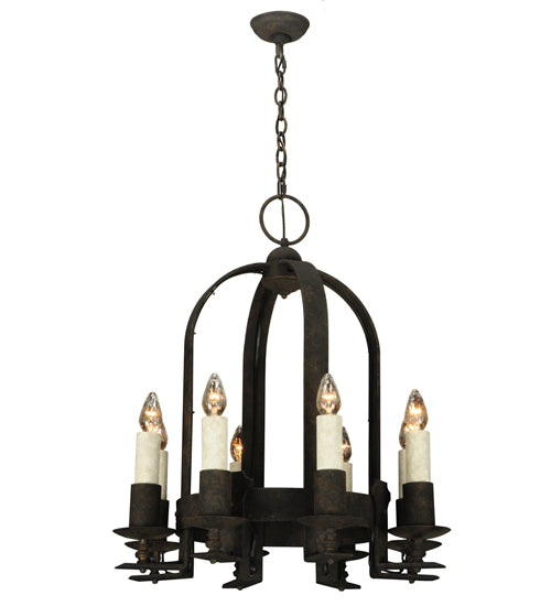 26" Wide Aragon 8 Light Chandelier