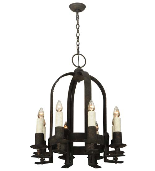 26" Wide Aragon 8 Light Chandelier