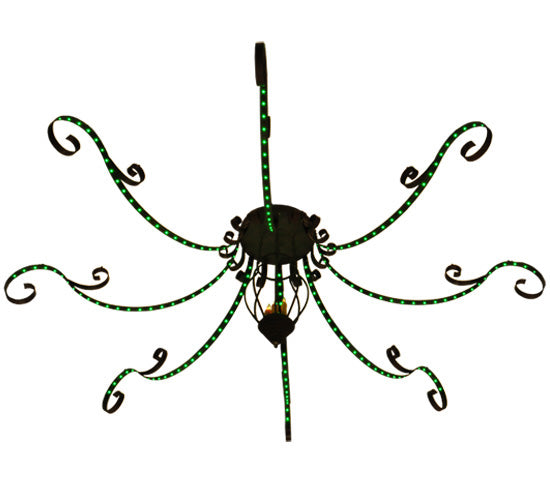 166"W Carnevale 8 Arm Chandelier