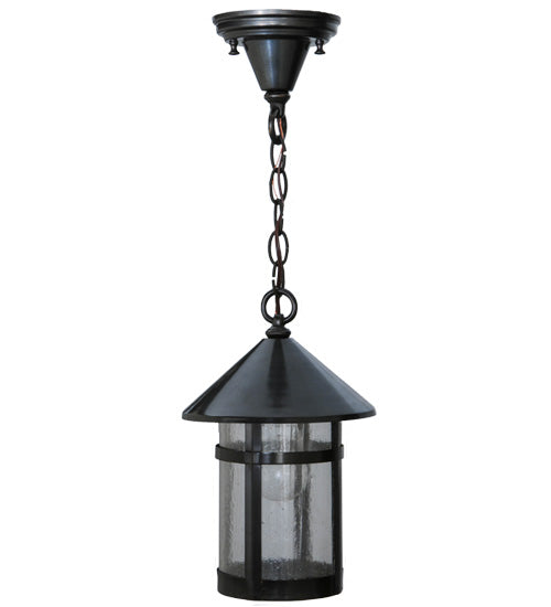 8"W Craftsman Signature Fulton Hanging Lantern Pendant