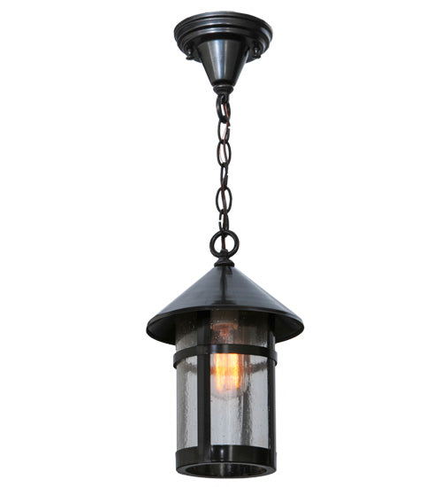 8"W Craftsman Signature Fulton Hanging Lantern Pendant