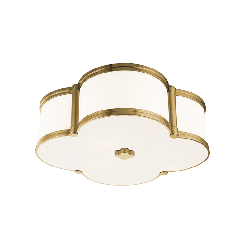 Chandler Flush Mount 16" - Aged Brass