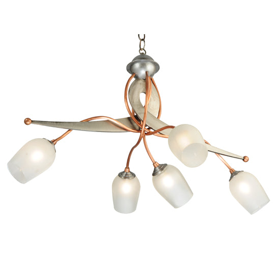 30"L Ballerina 5 Lt Chandelier