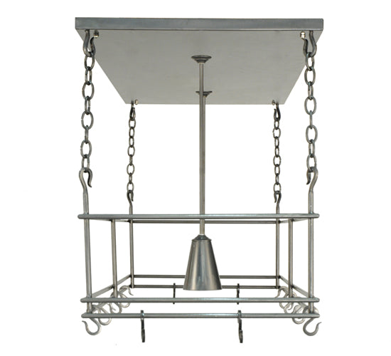 48" Long Spartan 2 Light Pot Rack