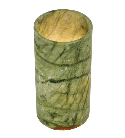 4"W Cylindre Green Jadestone Shade