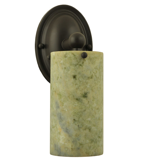 4"W Cilindro Jadestone Wall Sconce