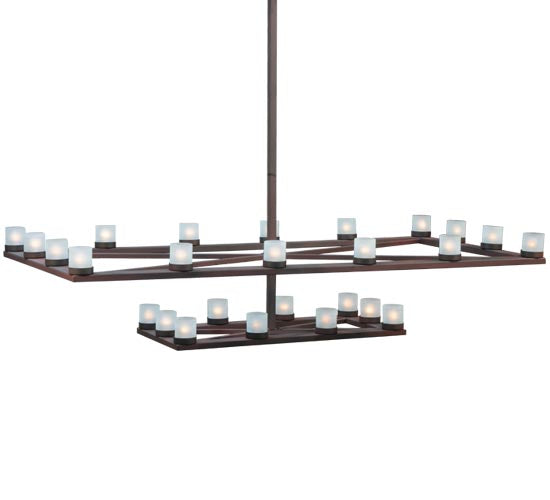 96.5"L Stratum 2 Tier Chandelier