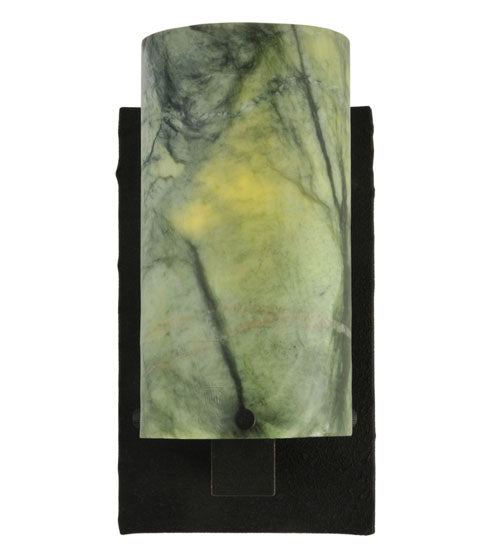 4.5"W Cilindro Jadestone Wall Sconce