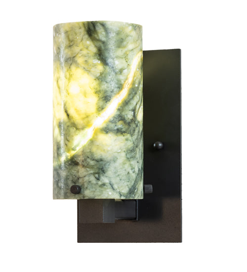 4.5"W Cilindro Jadestone Wall Sconce