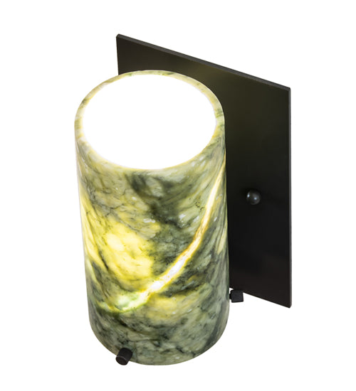 4.5"W Cilindro Jadestone Wall Sconce