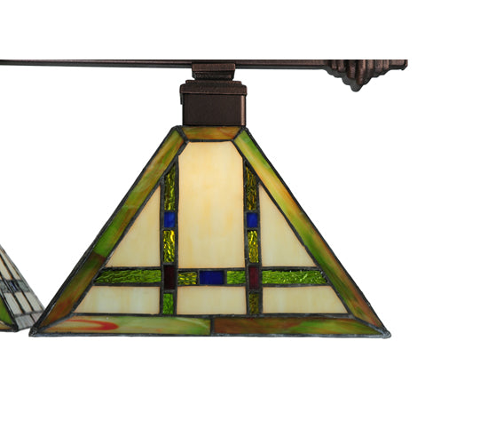 36" Square Prairie Wheat 4 Light Chandelier