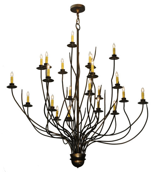 54"W Sycamore 22 Lt Chandelier