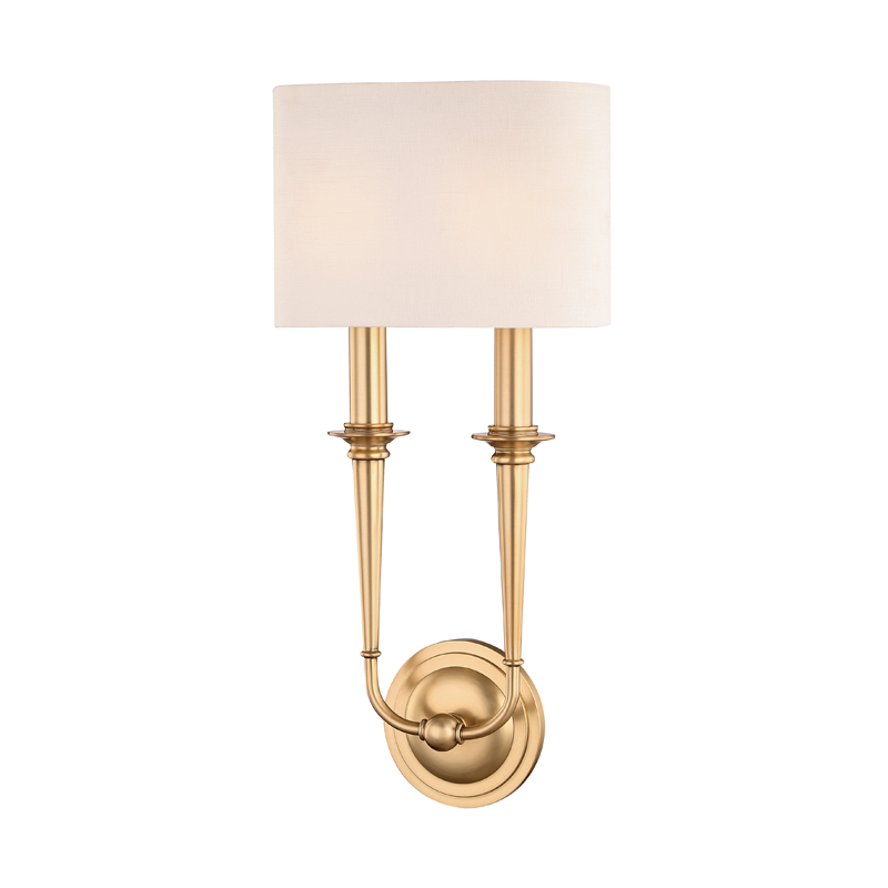 Lourdes Wall Sconce 19" - Aged Brass