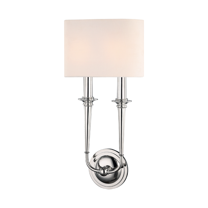 Lourdes Wall Sconce 19" - Polished Nickel