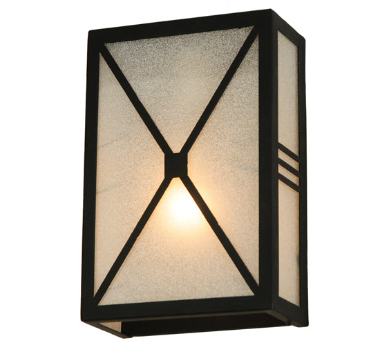 8" Wide Whitewing Wall Sconce