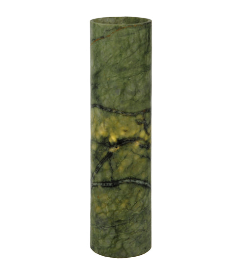 4"W X 15.75"H Cylinder Jadestone Green Flat Top Candle Cover