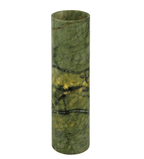 4"W X 15.75"H Cylinder Jadestone Green Flat Top Candle Cover