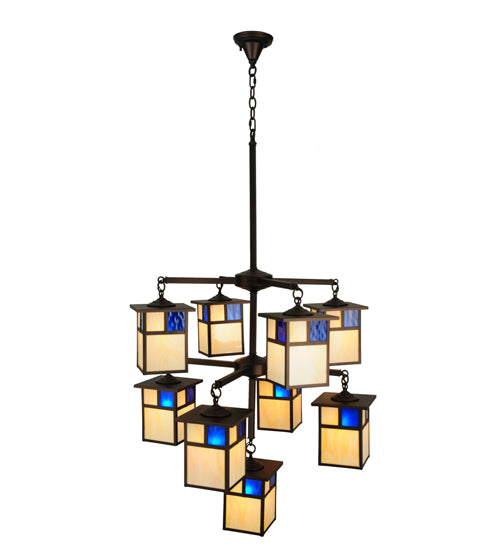 32"W Hyde Park T Mission 9 Lt Chandelier