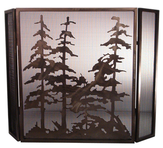 40"W X 30"H Tall Pines Fireplace Screen