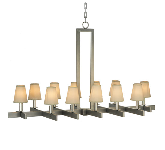 48" Long Dante 12 Light Chandelier