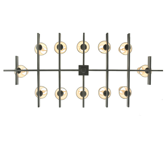 48" Long Dante 12 Light Chandelier