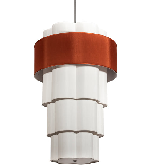 36" Wide Cilindro 4 Tier Textrene Pendant