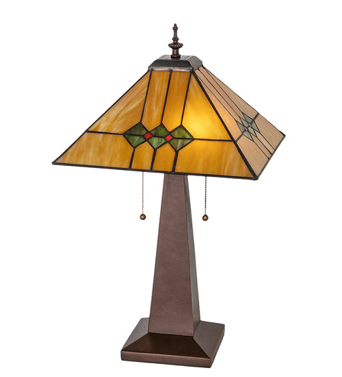 24" High Martini Mission Table Lamp