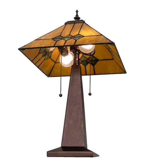 24" High Martini Mission Table Lamp