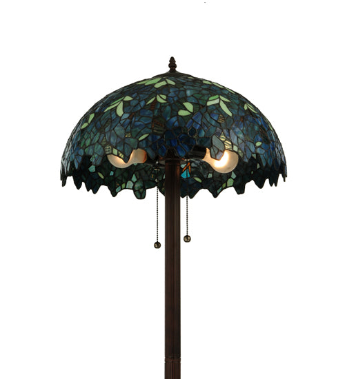 63"H Nightfall Wisteria Floor Lamp