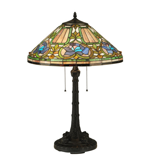 26.5"H Tiffany Floral Table Lamp