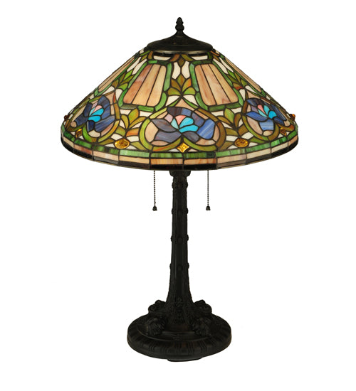 26.5"H Tiffany Floral Table Lamp