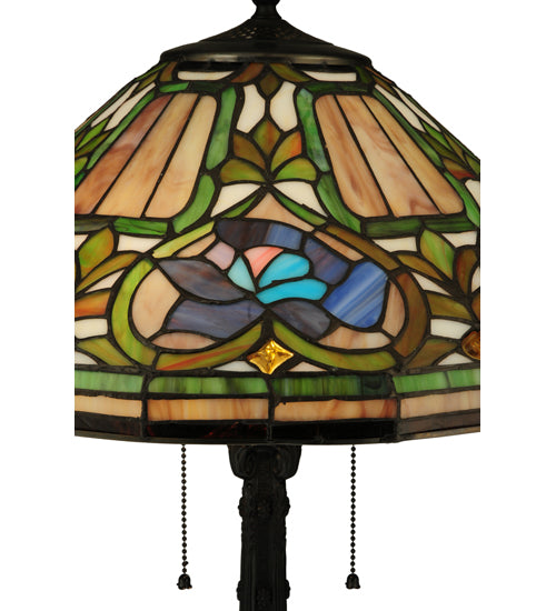 26.5"H Tiffany Floral Table Lamp