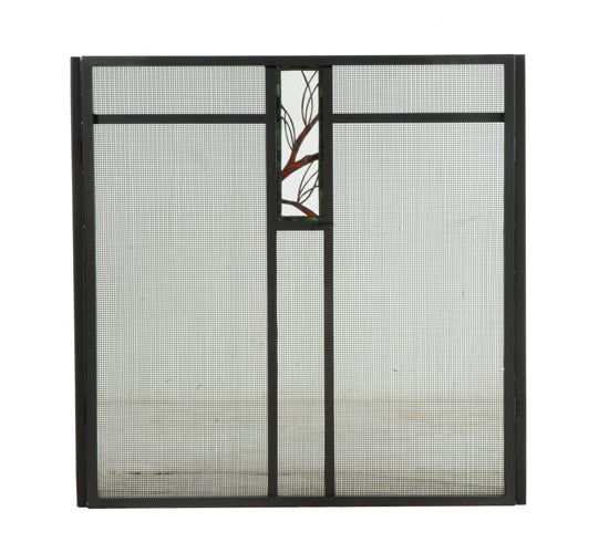 48"W X 33.5"H Pine Branch Fireplace Screen