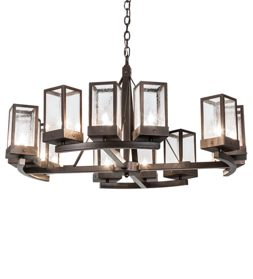 36" Wide Parker Henry 12 Light Chandelier